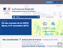 Tablet Screenshot of ambafrance-au.org